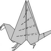 Как да си направим динозавър от хартия