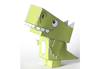 Как да си направим динозавър от хартия със собствените си ръце