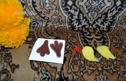 Как да си направим играчка от помпони пиле с ръцете си - жени сайт - poradka