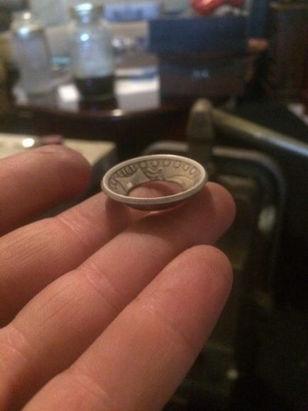 Как да си направим пръстен от монети със собствените си ръце 65 снимка