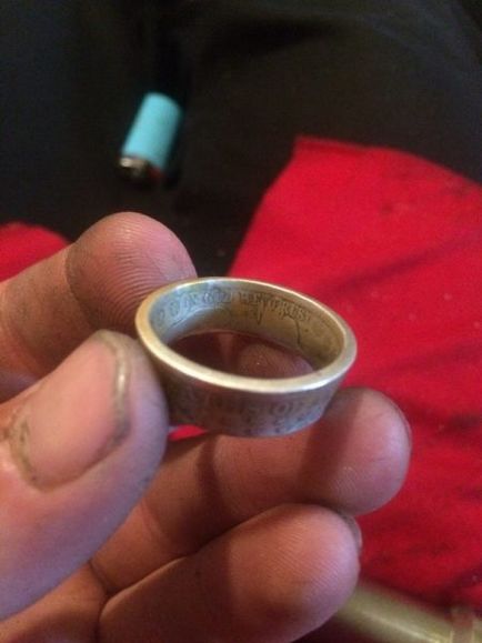 Как да си направим пръстен от монети със собствените си ръце 65 снимка