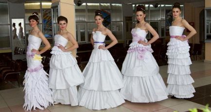 Как да си направим рокля, изработена от хартия със собствените си ръце