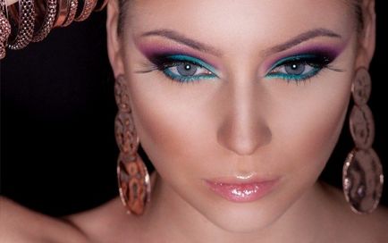 Как да създадете египетски makeup- цвят на кожата, очите, веждите и устните