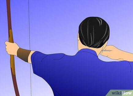 Как да стреля с лък (доминираща ръка господстващо) Как да стреля с лък
