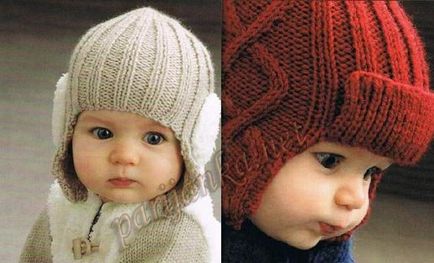Как да плета бебешки спици шапка каска