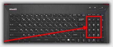 Как да превърнем от цифровата клавиатура на дясно