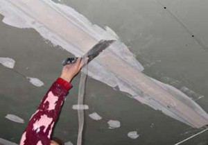 Как да се запечата на тавана ставите - Съвети подправена надзирател