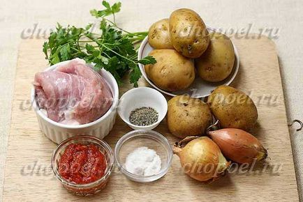 Картофи пълнени с месо във фурната - рецептата със снимка