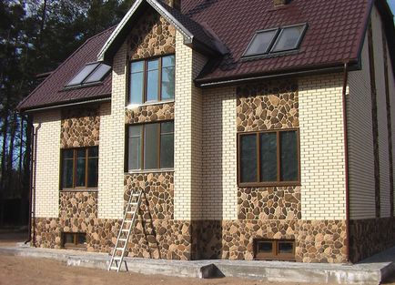 Керамични плочки фасада на цените на жилищата, фурнир, размери, видове