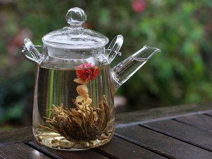 Китайски чай се свързва с цветовете и формите на описание
