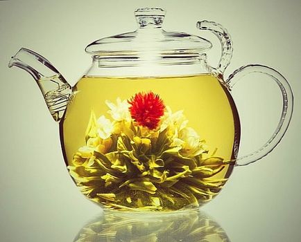 Китайски чай се свързва с цветовете и формите на описание