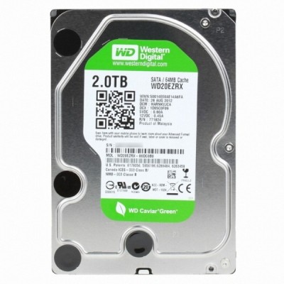 Компютри - хардуер преглед на твърдия диск SATA-3 2TB WD зелен intellipower wd20ezrx, клуб