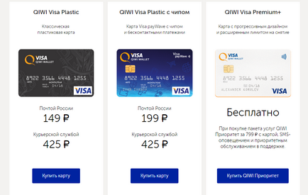 Qiwi кредитни карти основен преглед на всички решения Qiwi