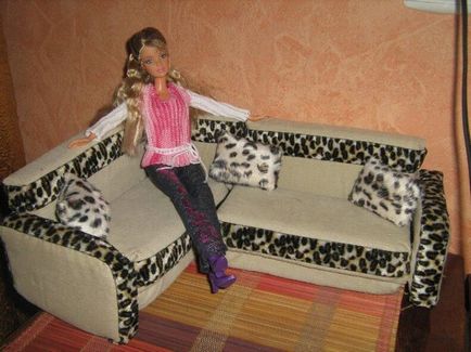 Doll мебели със собствените си ръце (снимка), маса, стол, диван, нощно шкафче