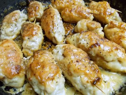 Пилешки рула с гъби - се готви у дома