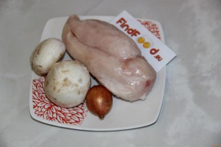 Пилешки рула с гъби рецепта със снимка
