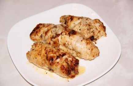 Пилешки рула с гъби (в, multivarka на фурната) рецепти