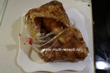 Пилешки (пилешки бутчета) в отвора в multivarka, рецепти за Multivarki на Марий Shnayder