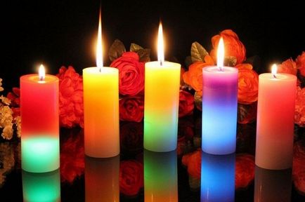 Магически свещи цвят, обреди, ритуали