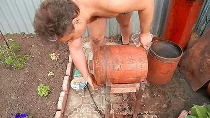 Мангал-опушвална на газови бутилки с ръцете си (25 снимки) - triniksi