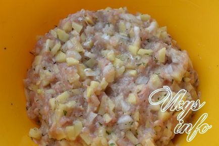 Мини Kurniki рецепта със снимка (мини Kurnik) Мини Kurniki рецепта със снимка