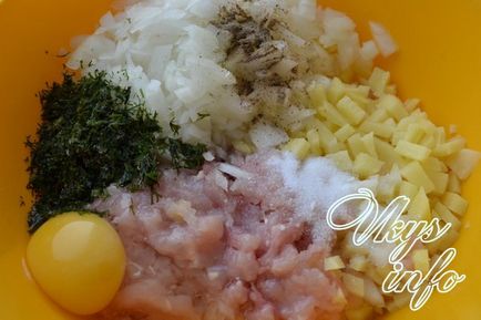 Мини Kurniki рецепта със снимка (мини Kurnik) Мини Kurniki рецепта със снимка