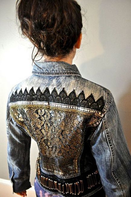 Разнообразни декор дънкови якета 50 интересни опции - честни майстори - ръчна изработка,