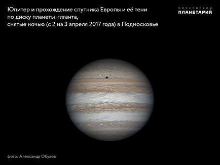 Наблюдения на Юпитер през 2017 г.