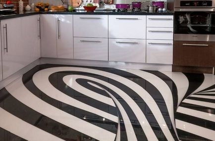 Саморазливни подове в плюсовете и минусите кухнята, прави преглед на собствениците