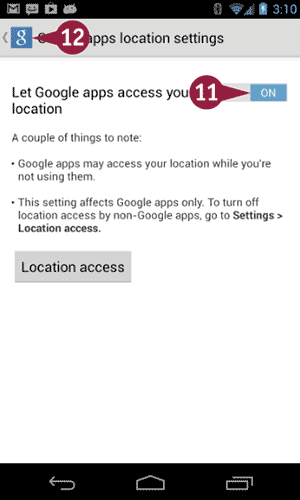Създаване местоположение позиция на Android