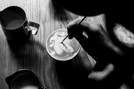 Не отстранявайте пяната как да направите красиви рисунки за кафе
