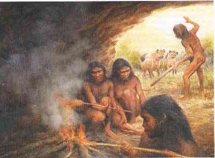 Ape и първите древните хора