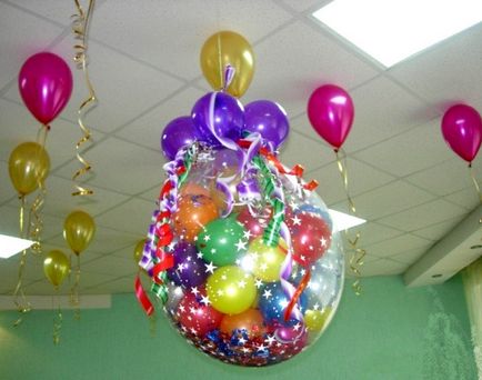 Зала за декорация топки най-простите начини за декориране, отново празник!