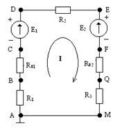 Определете токовете в сложни клоновете на веригата