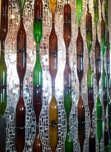 Оригинални изделия от стъклени бутилки