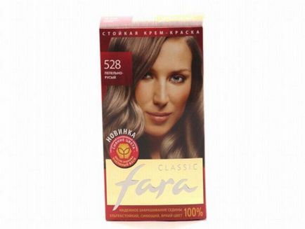 Пепел рус цвят на косата палитра от Estelle, L'Oreal и други марки