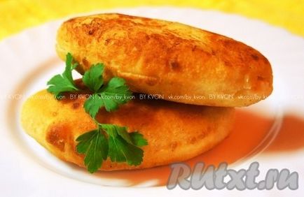 Торти пържени картофи (тестото без мая) - подготовка на стъпка по стъпка със снимки