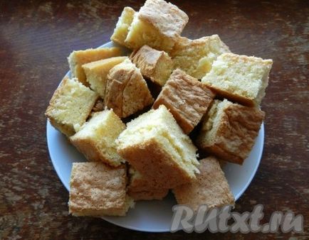 Торта - картофи - Бисквитена - рецепта със снимка