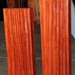 вид на дървен материал, използван за производството на музикални инструменти - работилница Алексей Serebrova