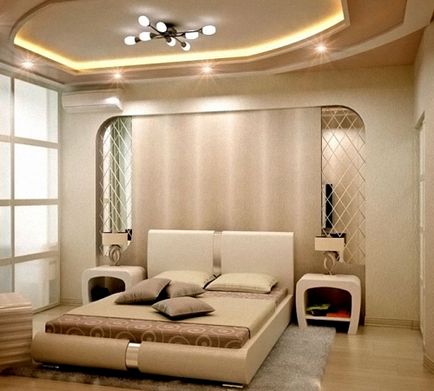 Таванът в спалня дизайн, фотография, изграждане на портала за