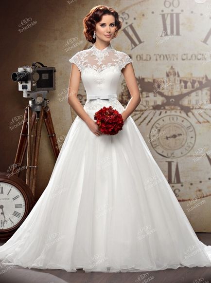 Прическа за сватбена рокля 1