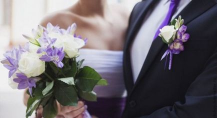 Признаци на сватба цвета на младоженеца костюм