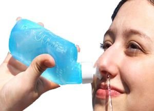 Изплакването на носа в синусите в дома, както и от изчистване на синусите