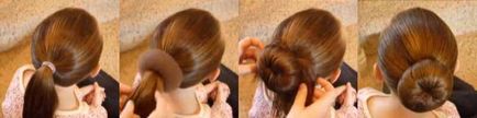 Тъфтс на дълга коса с ръцете си - как да се направи красива прическа стъпка по стъпка