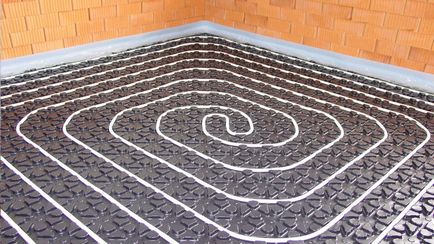 Топла вода подово изчисляване на необходимата мощност и дължина на тръбата