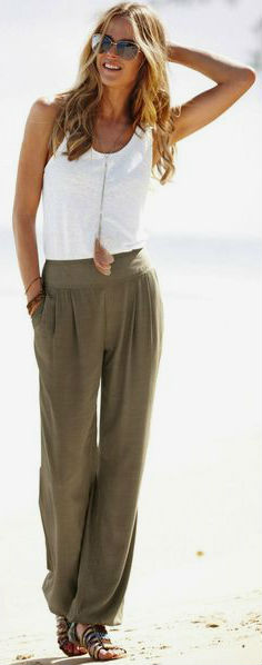 От какво да се носят широки панталони бельо интересни дизайнерски решения