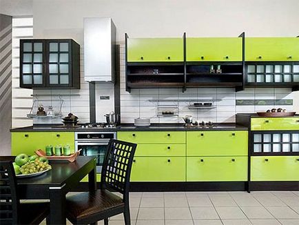 Комбинацията от цветове в интериора на примерите за кухня дизайн (80 снимки)