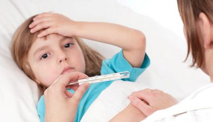 Snot и диария, температура на детето
