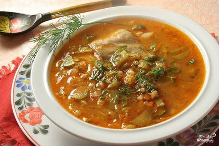 Супа с кисели краставички - стъпка по стъпка рецепта със снимки на