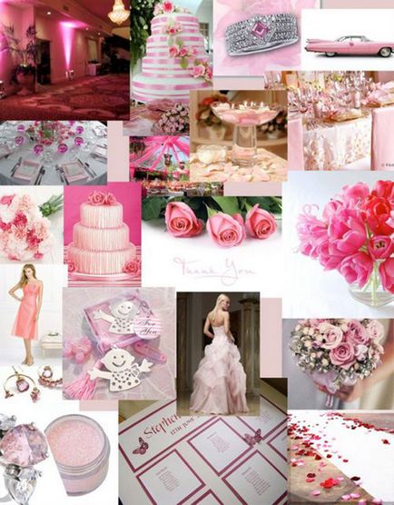 Сватба в розово цветни снимки и идеи